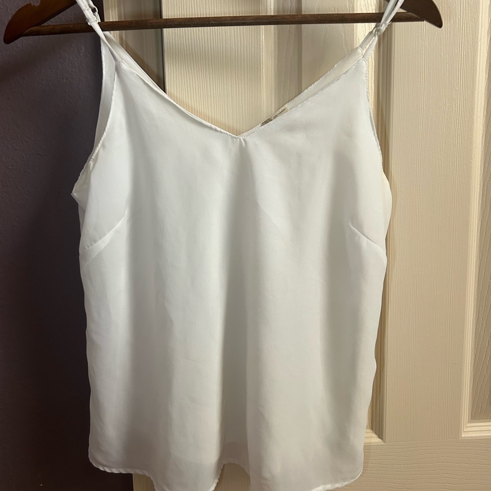 White tank top blouse